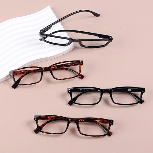 Eyekepper 5 Pack Blue Light Filter Glasses Classic Rectangular Computer Eyeglasses +0.00 in Saudi Arabia