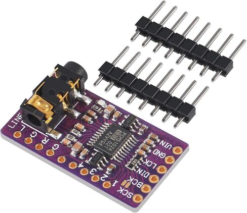 AITRIP 2 قطعة PCM5102 I2S IIS وحدة فك تشفير الصوت الرقمي DAC بدون فقدان وحدة صوت محول DAC ستيريو رقمي إلى تناظري متوافقة مع Arduino Raspberry Pi in Saudi Arabia