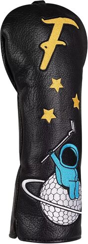 Astronaut Series Golf Headcovers, Synthetic Leather Golf Head Covers for Driver, Fairway Wood and Hybrid, Golf Putter Covers for Mallet and Blade in Kuwait