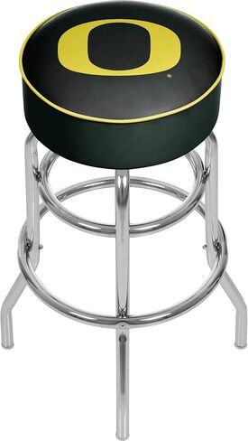 العلامة التجارية Gameroom University of Oregon Chrome Bar Stool مع دوار من ألياف الكربون in Saudi Arabia