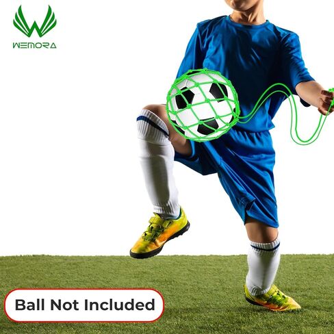 شبكة كرة قدم سولو كيكر ومساعدة تدريب مثالية للأطفال والشباب والكبار تناسب الكرة مقاس 3 4 5 شبكة شعوذة لمدرب بنجي in Kuwait