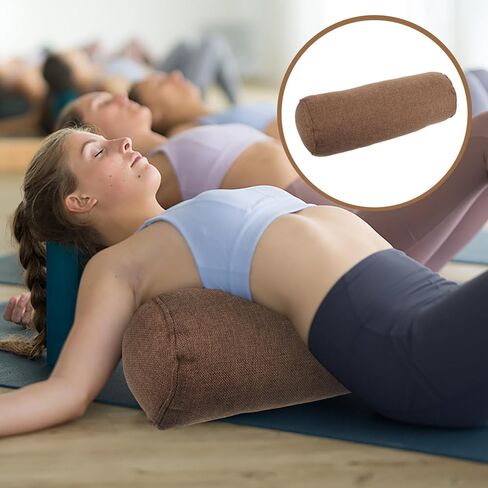 Mipcase Bolster Pillow Yoga, Yoga Bolster Pillow for Restorative Soft Yoga Meditation Pillow for Yoga Practices in Saudi Arabia