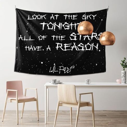 Lil Peep Tapestries Love Rapper Tapestry Wall Hanging Room Art Home Decoration Gift Bedroom Decor Living Room Door Curtain Balcony 60x40in in Saudi Arabia