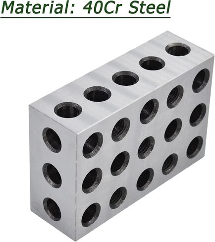 1 Pair of Matched 2-4-6 Accuracy Parallel Blocks, 23-Hole 0.0003 Inch Alloy Steel 246 Blocks in Saudi Arabia
