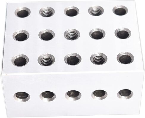 2-3-4 Blocks Matched Pair 23 Holes 2 3 4 Blocks .0003 Precision Ground Machinist Set Up Blocks HRC 55-62 in Saudi Arabia
