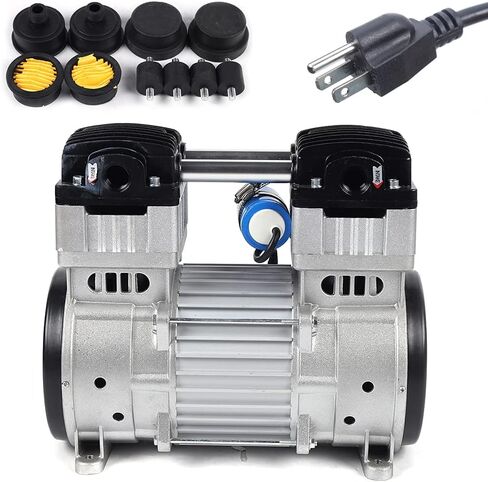 Oil-Free Silent Vacuum Piston High Flow Air Pump Small Diaphragm Mute Pump 5A 200L / Min- 2A100L/ Min 110V (110V 1100W) in Saudi Arabia