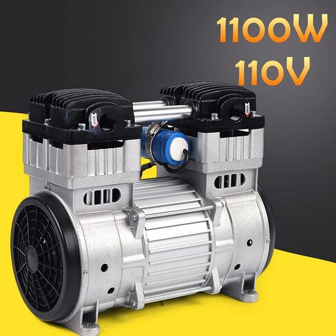 Oil-Free Silent Vacuum Piston High Flow Air Pump Small Diaphragm Mute Pump 5A 200L / Min- 2A100L/ Min 110V (110V 1100W) in Saudi Arabia