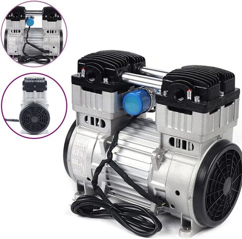 Oil-Free Silent Vacuum Piston High Flow Air Pump Small Diaphragm Mute Pump 5A 200L / Min- 2A100L/ Min 110V (110V 1100W) in Saudi Arabia