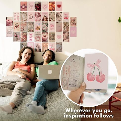 97 Decor Pink Coquette Room Decor Aesthetic - Girly Coquette Wall Decor, Light Pink Posters for Room Aesthetic Pictures, Vintage Coquette Decor Downtown Collage Kit for Teen Girl Dorm Bedroom (4x6) in Saudi Arabia