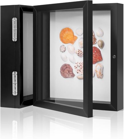 قطعتان من إطار صناديق الظل مقاس 8 × 10 بوصة، حافظات عرض صندوق الظل الأسود للزهور، حافظة عرض الذاكرة مع مساحة 1.58 بوصة لمجموعتك، والهدايا التذكارية، والتذكارات، والصور in Kuwait