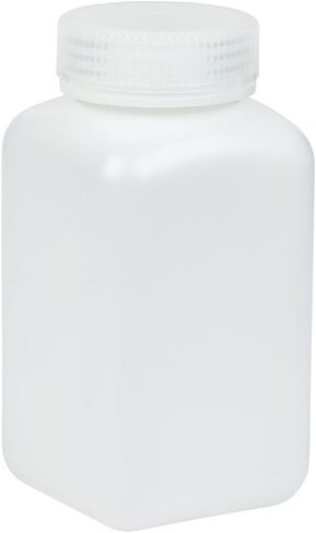 زجاجة تخزين مربعة واسعة الفم سعة 175 مل من كارتر ساينتيفيك، HDPE، (عبوة من 6 قطع) in Kuwait