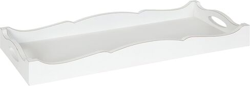 Kate and Laurel Astral Decorative Wood Tray, 10x24, Gray in Saudi Arabia