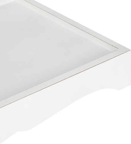Kate and Laurel Astral Decorative Wood Tray, 10x24, Gray in Saudi Arabia