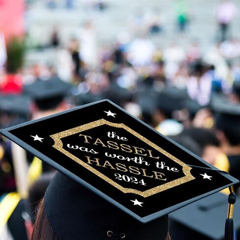 Big Dot of Happiness Grad Baseball - 2024 Graduation Cap Decorations Kit - Grad Cap Cover in Saudi Arabia