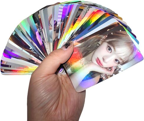 بطاقات الصور STAYC 50 قطعة من بطاقات الصور الليزرية STAYC Kpop Kep1er Holo Effect بطاقات الألبوم هدية لمحبي بطاقات جمع الابنة in Saudi Arabia