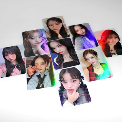 بطاقات الصور STAYC 50 قطعة من بطاقات الصور الليزرية STAYC Kpop Kep1er Holo Effect بطاقات الألبوم هدية لمحبي بطاقات جمع الابنة in Saudi Arabia