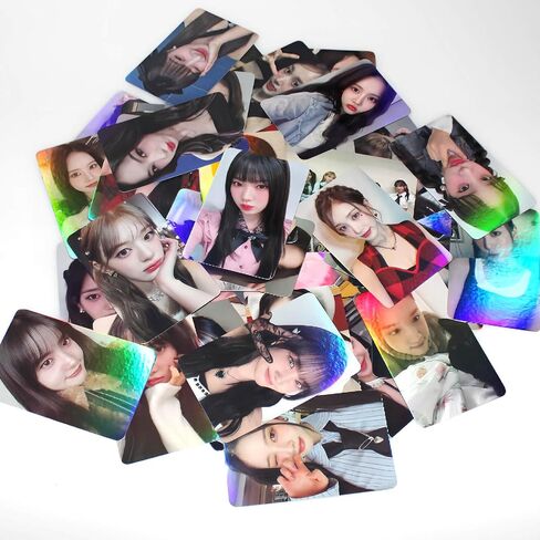 بطاقات الصور STAYC 50 قطعة من بطاقات الصور الليزرية STAYC Kpop Kep1er Holo Effect بطاقات الألبوم هدية لمحبي بطاقات جمع الابنة in Saudi Arabia