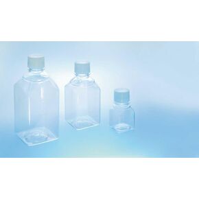 952700, PET Media Bottle with Cap, 1L, Sterile, Clear, Pack of 24