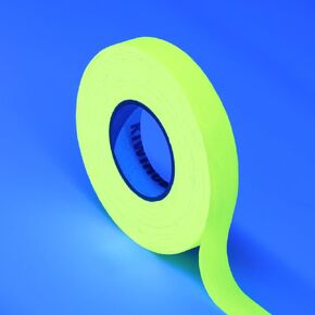 Neon Gaffer Cloth Tape, UV Blacklight Glow in The Dark Tape for Neon Party, UV Reactive Gaffers Tape for Glow Party Supplies, 0.6 inch x 66 Feet - Fluorescent Yellow