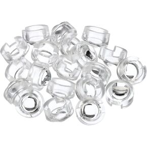 PATIKIL 13mm LED Convex Lens, 20 Pack 15 Degree Beam Angle Acrylic LED Optical Convex Condenser Lens for 1W 3W LED Lamp Beads Infrared Cameras, Transparent
