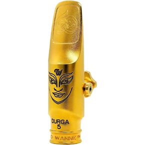 Theo Wanne Durga 5 Alto Saxophone Mouthpiece - Long Step Baffle & Large Chamber - Sensual Tone - Great for Jazz, R&B, and Rock & Roll - Includes Reed Replacer Cap
