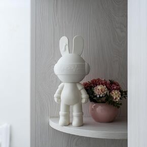 Blank Mold, 9 inch Fluid Bear, DIY Figure Paint for Creative Home Decor Art