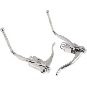 Baosity 1 Pair Vintage Road Bike Safety Dual Brake Levers Mountain Bicycle Brake Lever 22.2mm Handbrakes for Road Bike, Mountain Bike, Folding Bike