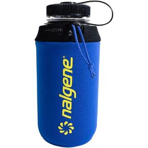 Nalgene Bottle Sleeve - Neoprene Water Bottle Sleeve - Prevents Condensation, Insulates Beverages Bottle Holder Sleeve - Designed for 32 oz Bottle - Blue