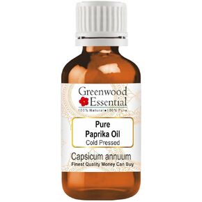 Pure Paprika Oil (Capsicum annuum) Cold Pressed 50ml (1.69 oz)