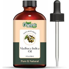 Madhuca Indica (Madhuca longifolia) Oil | Pure & Natural Carrier Oil for Massage, Skincare & Haircare - 118ml/3.99fl oz
