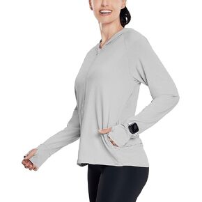 Seamaid Women's UPF 50+ Sun Protection Hoodie Jacket Lightweight Long Sleeve Sun Shirts for Summer Hiking Outdoor in Kuwait