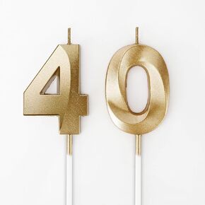 50th Birthday Candles Number 50 Candles Champagne Gold Happy Birthday Candles for Cake 3D Design Cake Topper Decoration for Birthday Party Anniversary Wedding Celebration Cake Decorations