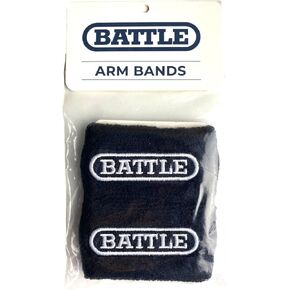 Battle Sports Thick Football Armbands- Wrist Bands for Football, High-Performance Bands with Ultra-Soft Material to Wick Away Sweat and Keep Hands Dry- includes 2 Wrist Bands