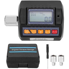 Torsion Meter, Digital Display Torsion Meter, ZNC 200 20 200N.M Portable Wrench Adapter with Conversion Head, torque gauges