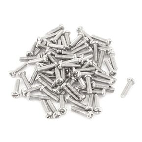 uxcell M3 x 12mm 304 Stainless Steel Cross head Phillips Pan Head Screws Bolt 60pcs