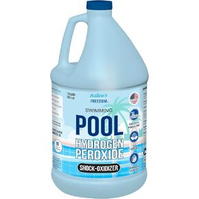 Nature's Freedom Hydrogen Peroxide 12% Swimming Pool and Spa Non-Chlorine Shock-Oxidizer (1 Gallon)