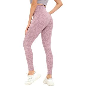 HUGE SPORTS Women's High Waisted Tummy Control Yoga Leggings with Pocket Running Workout Pants Active Tights