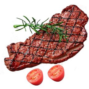 SDCDOW Artificial Steak Fake Steak Simulation Food Fake Cooked Roast Beef Meat for Home Kitchen Market Display Photography Props- 1pack in Saudi Arabia