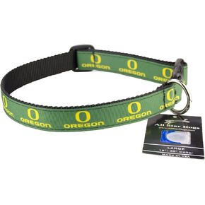 Oregon Ducks Ribbon Dog Collar - Medium