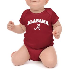 Little King NCAA Infant Romper-Arch Team Logo-100% Soft Cotton-Sizes 0-3M 6M 12M 18M