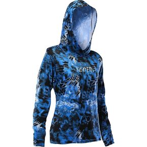 Performance Fishing Hoodie Women's Long Sleeve Hooded Sunshirt Quick-Dry UPF50