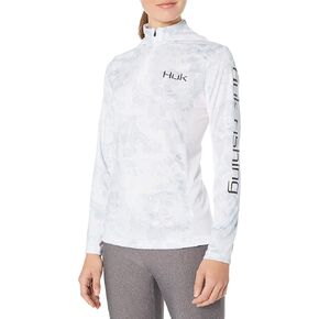 HUK Women's Icon X Hoodie |UPF 50+ Long-Sleeve Fishing Shirt