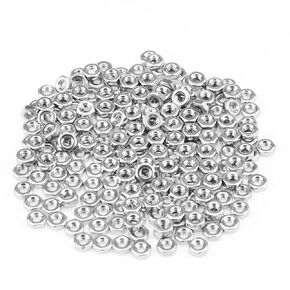 360 Pieces 7 Sizes 304 Stainless Steel Hex Nuts Assortment Kit (M2 M2.5 M3 M4 M5 M6 M8)