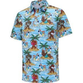 Men's Golf Polo Shirts Short Sleeve Performance Moisture Wicking Quick Dry Golf Shirts for Men