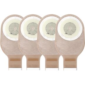 20 PCS Ostomy Bags, Colostomy Supplies, One Piece Ostomy Colostomy Bags, Drainable Ostomy Pouch for Ileostomy Stoma Care, 15mm-60mm Cut-to-Fit