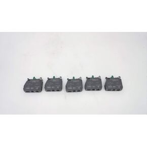 Schneider Electric Zbe-101 - Pack of 5 - Contact Block, 10 A, 600 V, Zbe-101 - Pack of 5 -