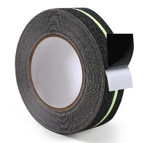 Anti Slip Grip Tape-Heavy Duty Anti Slip Tape for Stairs Outdoor, 4Inch x 35Ft, for Stairs Outdoor/Indoor, Waterproof Non-Slip Traction Grip Tape to Tubs, Boats Stairs(Black)