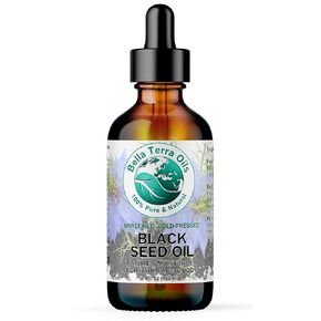 Bella Terra Oils Black Seed Oil – 1 gallon, Antioxidant-Rich, Enhances Skin Glow & Hair Luster