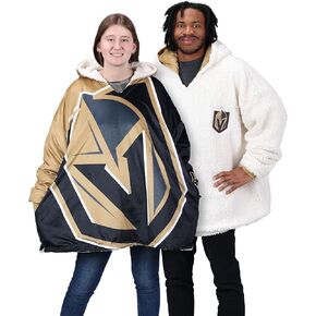 foco NHL unisex Reversible Oversized Sherpa Hoodie Sweatshirt Colorblock Hoodeez