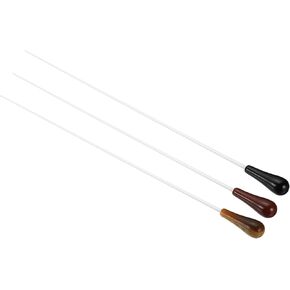 PATIKIL 38cm/15Inch Music Conductor Baton,3Pcs Orchestra Baton Resin Handle for Singing Leader Music Director Green,Yellow,Red